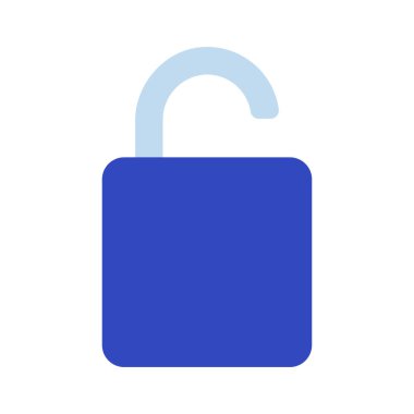 lock icon, vector illustration simple design
