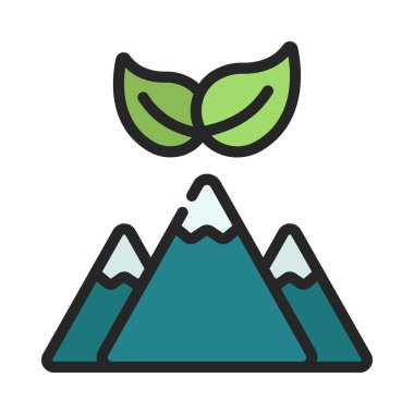 Milestones web simgesi vektör illüstrasyonu