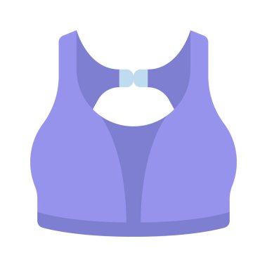 Spor Sütyen web simgesi vektör illüstrasyonu