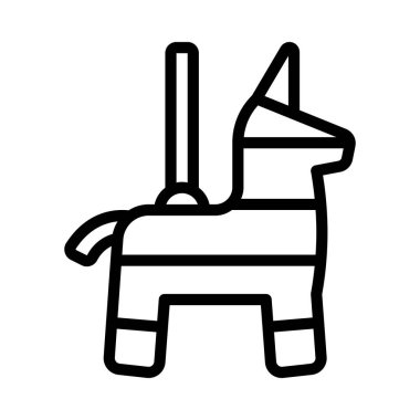 Gözlük Yığını Simgesi Basit Vektör İllüstrasyonu