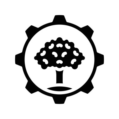 Çevre Yönetimi vektör düz renk simgesi 