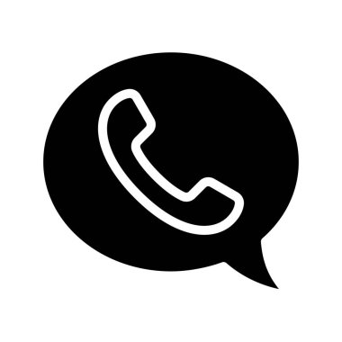 Telefon İleti Web simgesi vektör çizimi