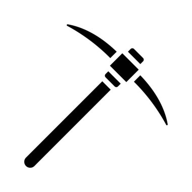 Kazma ağ simgesi, vektör illüstrasyonu     