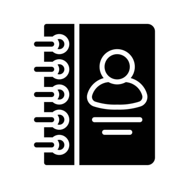 Rehber kitap simgesini, vektör çizim