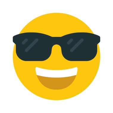 güneş gözlüğü web simgesi vektör illüstrasyonu