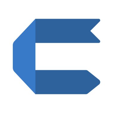 Katlanmış Pointer düz simgesi, vektör illüstrasyonu 