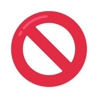 İmza düz simgesi yok, vektör illüstrasyonu 