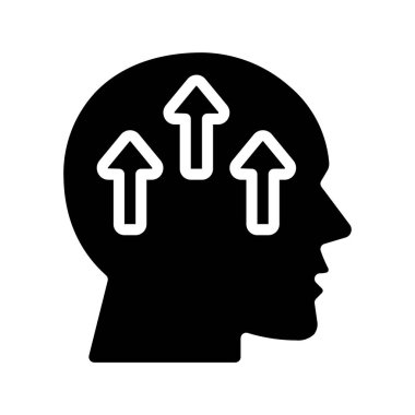 Zihinsel Geliştirmeler simge vektör illüstrasyon tasarımı