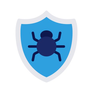 Kalkan basit kutsal kişilerin resmi, vektör çizim