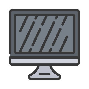 bilgisayar simgesi, vektör illüstrasyonu 