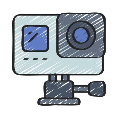 video camera vector icon design