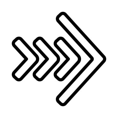 ok simgesi vektör illüstrasyonu