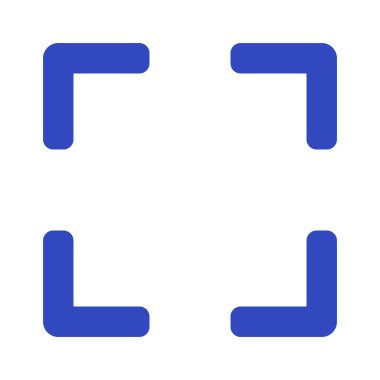 Seçim Kutusu Web simgesi vektör illüstrasyonu