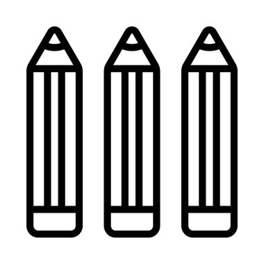 Kalem web simgesi vektör illüstrasyonu