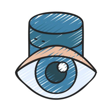 Görünür Veri simgesi, vektör illüstrasyonu    