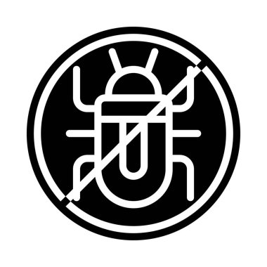 Basit hata simgesi vektör çizimi