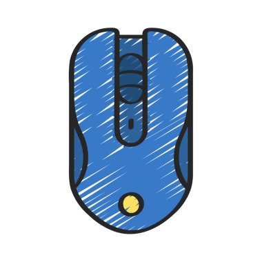 Oyun Fare simgesi vektör çizimi 