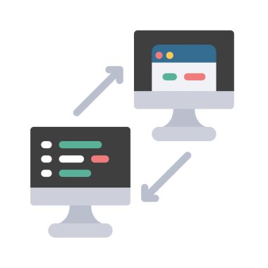 Web simgesi, vektör illüstrasyonunu serbest bırakmak için kod                                                   