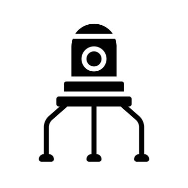 Nano Robot simgesi, vektör çizimi basit tasarım