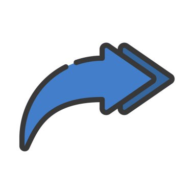 Okun ikon vektör illüstrasyonunu paylaş