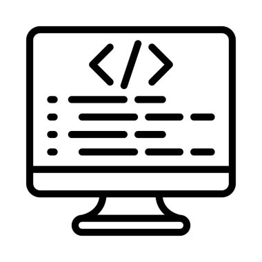 Program vektör illüstrasyonu, simge ögesi arkaplanı              