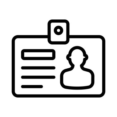 Tanımlama Rozeti Web simgesi vektör çizimi