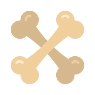 Çapraz Kemik Web simgesi vektör çizimi