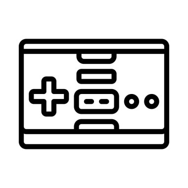 NES Denetleyici simge vektör çizimi