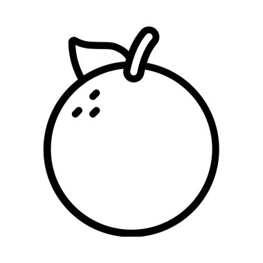 turuncu simge vektör illüstrasyonu 