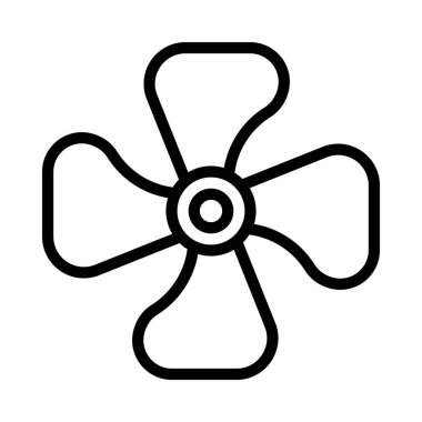 fan simgesi, vektör illüstrasyonu