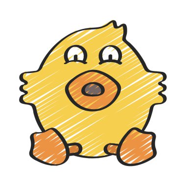 Şaşırmış ağ simgesi vektör illüstrasyonu