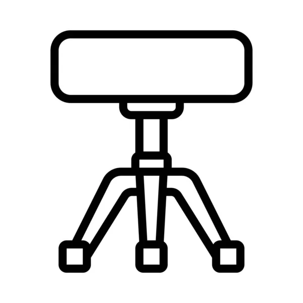 Tabouret Icône Vectorielle Illustration — Image vectorielle