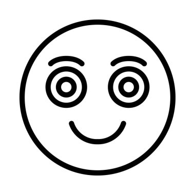 Mutlu Emoji vektör illüstrasyon tasarımı