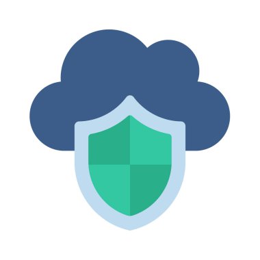 Bulut Koruma Ağı vektör illüstrasyonuName