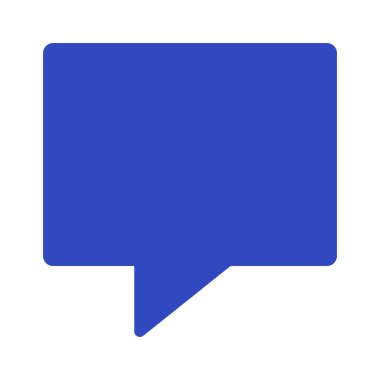 Kare İleti simgesi, vektör illüstrasyonu  