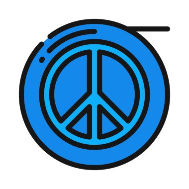  Barış İşareti vektör çizimi tasarımı
