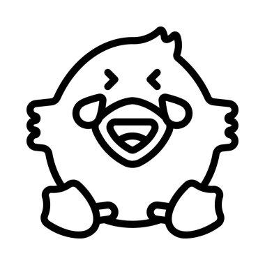 Gülen ağ simgesi vektör illüstrasyonu