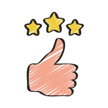 Gözden Geçirme simgesi, vektör illüstrasyonu 