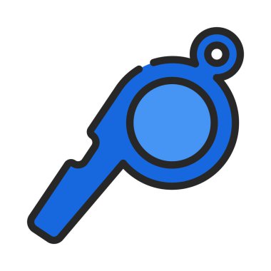 Islık simgesi vektör çizimi tasarımı