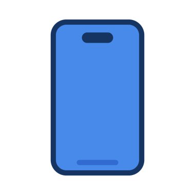 Cep Telefonu Oval Notch Web simgesi çizimi