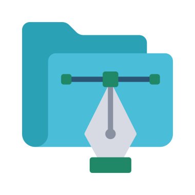 Vektör Dizin simgesi, vektör illüstrasyonu 