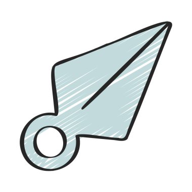 Blade ağ simgesi vektör illüstrasyonu atılıyor