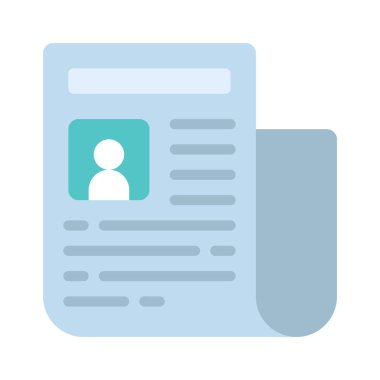 Gazete vektör çizim 