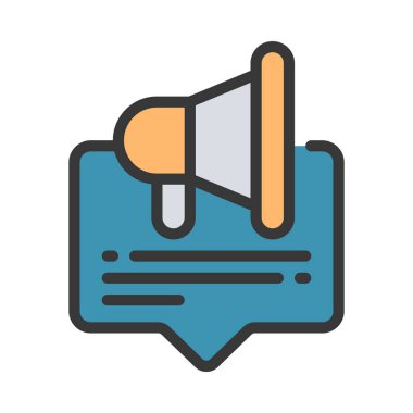 İleti Ekleri web simgesi vektör illüstrasyonu