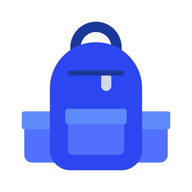 sırt çantası web simge vektör çizim