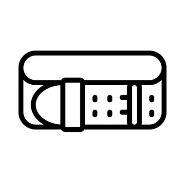 Ağırlık Kaldırma Kemeri simgesi, vektör illüstrasyonu basit tasarım