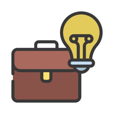 İş fikirleri simgesi vektör illüstrasyonuName