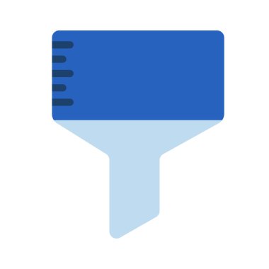 filtre düz simge, vektör illüstrasyonu 