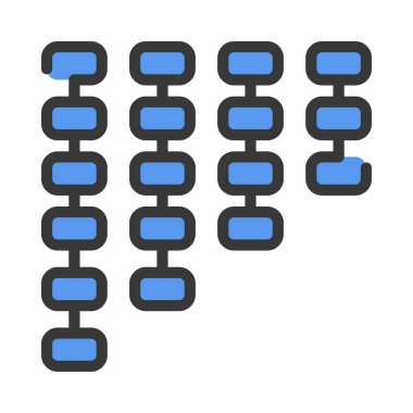 Uygulama Yapısı Web simgesi vektör çizimi