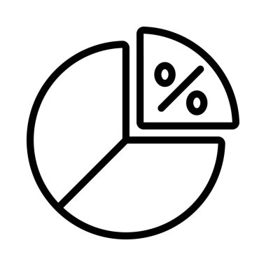 Çam grafiği düz simgesi, vektör illüstrasyonu 